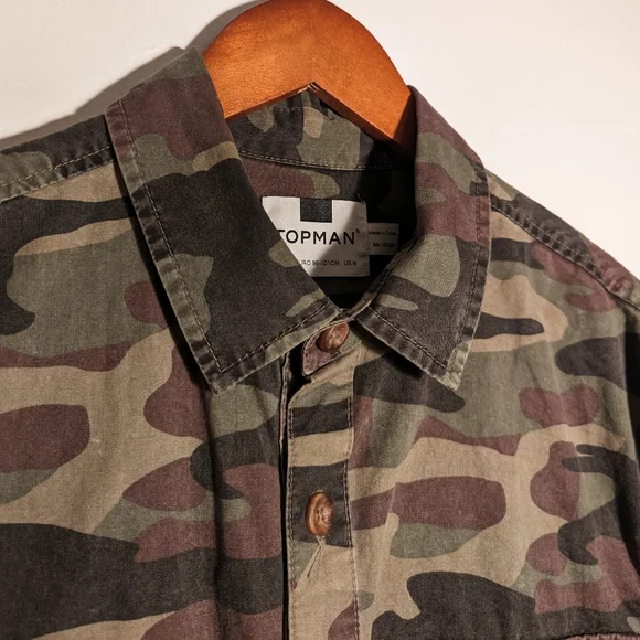 camo button up - Picture 3 of 8